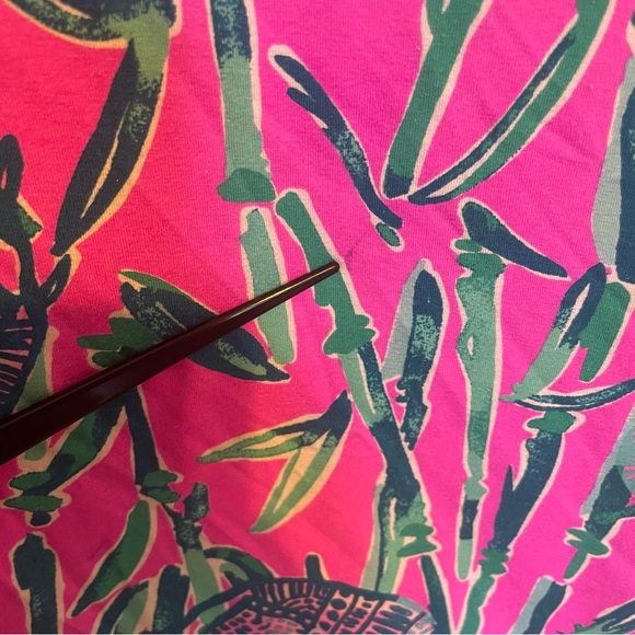 Lilly Pulitzer Girls Sophie Dress Mandevilla Pink Extra Lucky Elephant - Picture 7 of 8